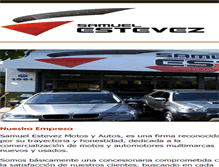 Tablet Screenshot of estevezmotosyautos.com